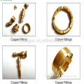female threaded tee copper fitting with different size